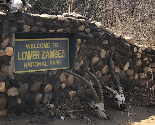 Zambia, entrada a Lower Zambezi