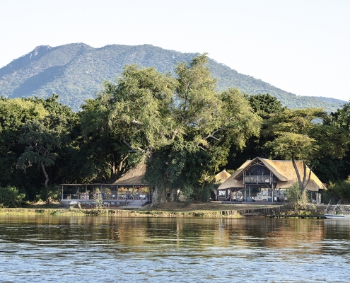Chiawa Camp, vista desde el río