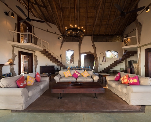Luangwa Safari House . Sala de estar