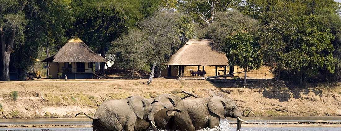 Nsefu Camp frente al río Luangwa