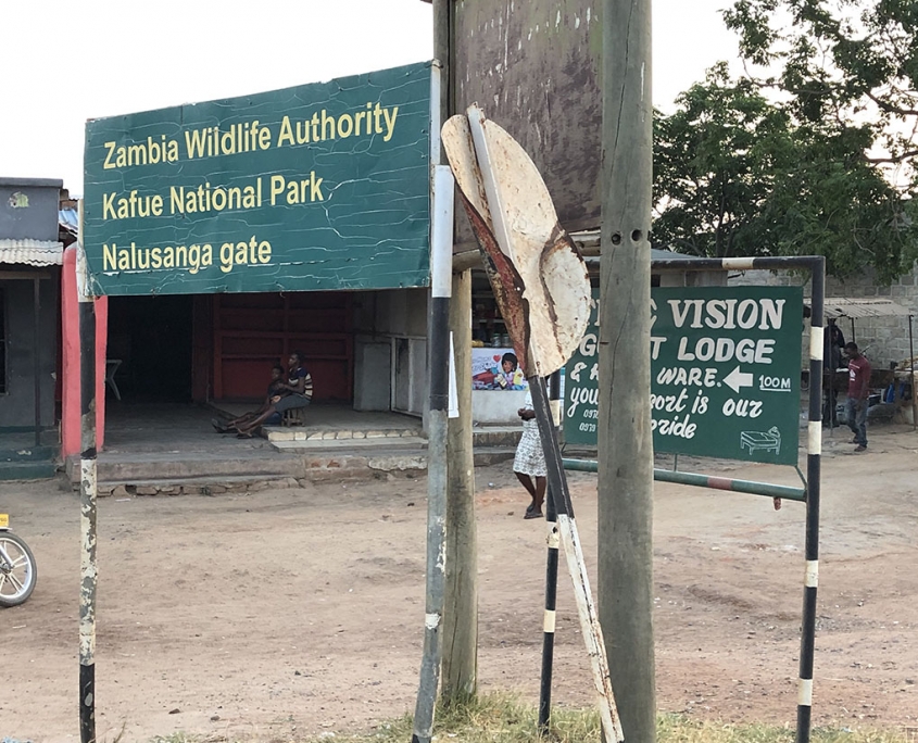 Hacia Kafue - Acceso de Nalusanga