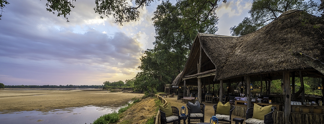 Vista del río desde Chamilandu Bushcamp