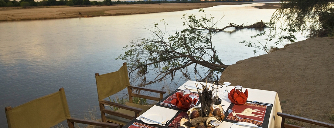 Island Bush Camp Cena en Island Bush Camp