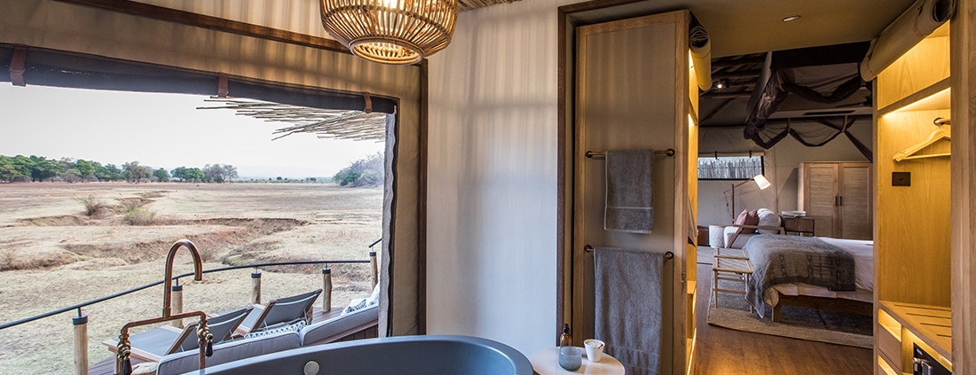 Tienda en Puku Ridge Camp