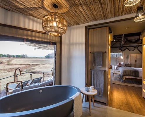 Tienda en Puku Ridge Camp