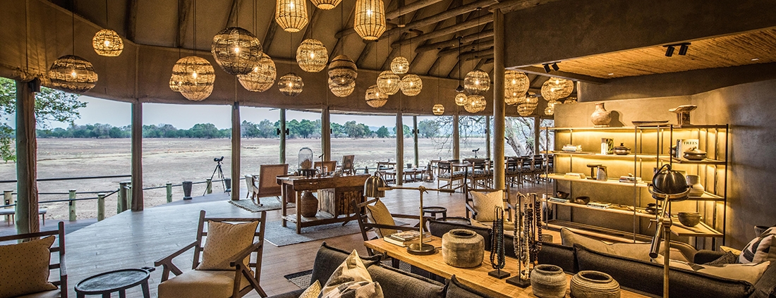 Zona comun Tienda en Puku Ridge Camp