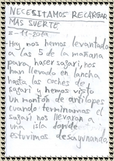 2 días en KaingU - el diario de Hugo