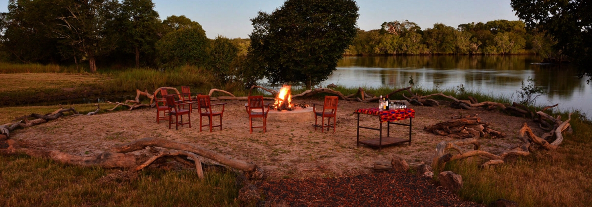 Kafue River Lodge - El fuego