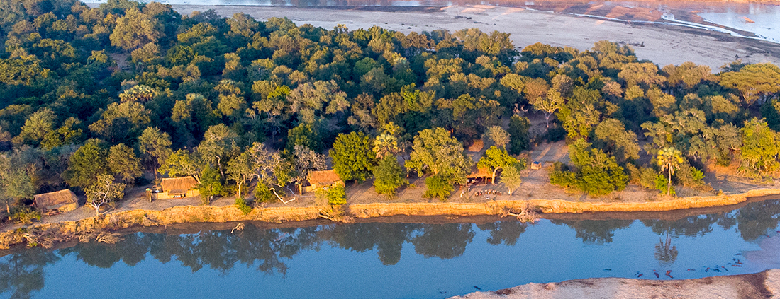 Takwela Camp - Vista aerea