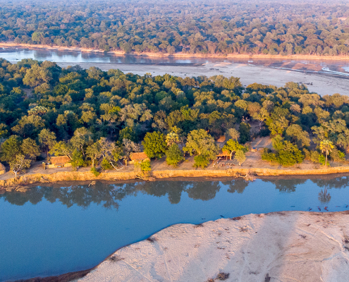 Takwela Camp - Vista aerea