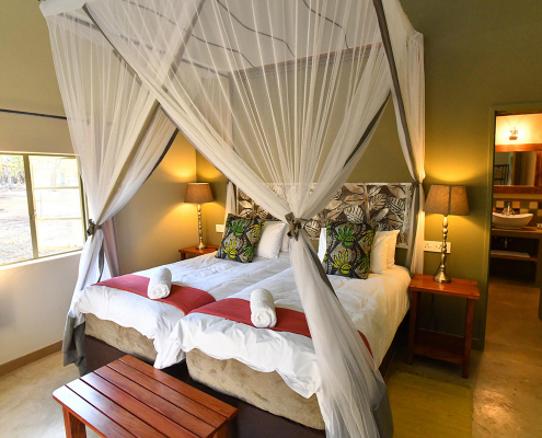 Robins Camp, interior de un chalet